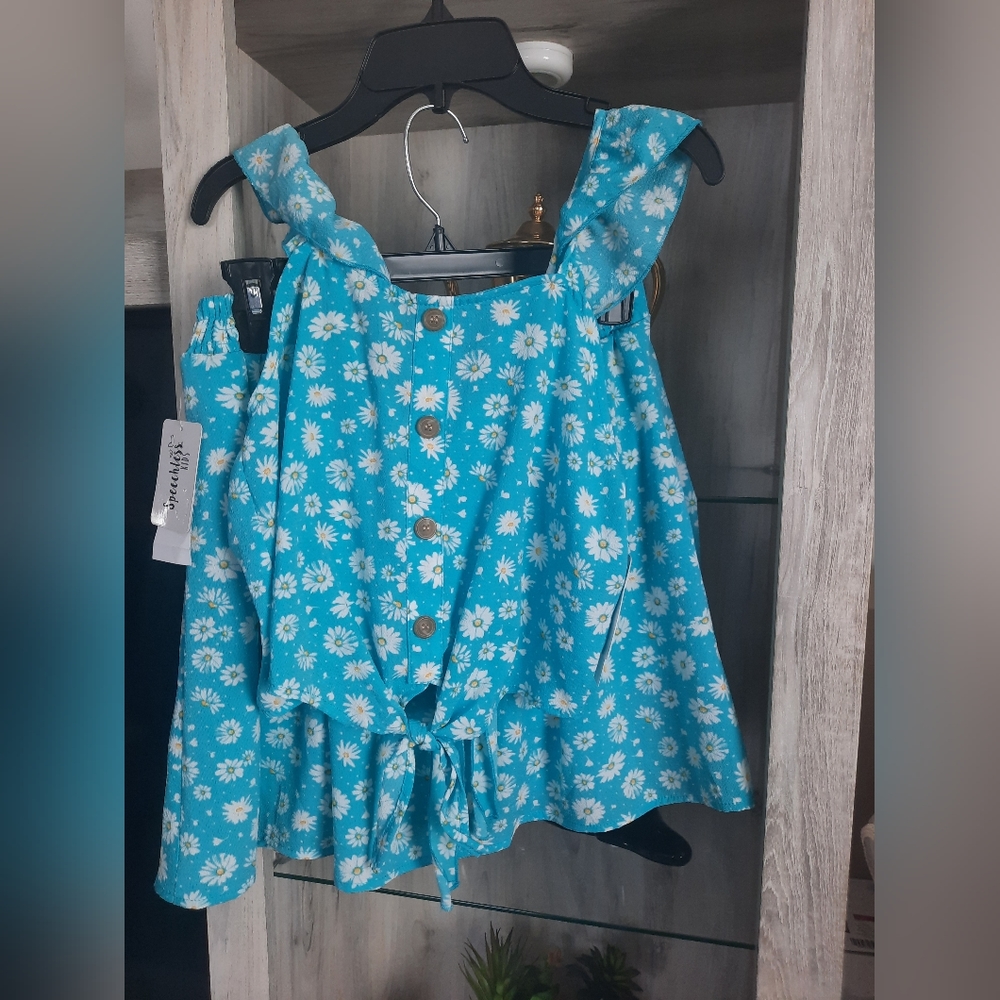 Speechless set of top and skirt big kids available size large (10-12) & x large